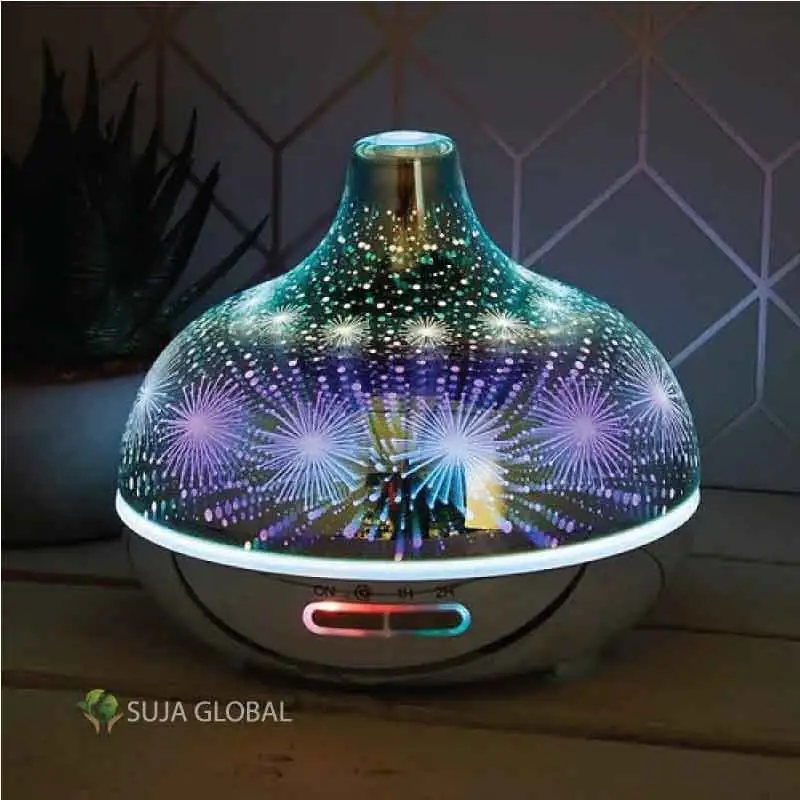3D Ultrasonic Aroma Diffuser 7 LED Color Option